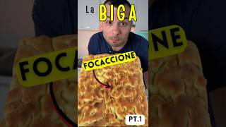 IL FOCACCIONE ricette con la biga focaccia pizzafattaincasa ricette [upl. by Notwen]