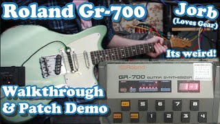 Roland GR700 Guitar Synth  Demo amp Walkthrough [upl. by Deste]