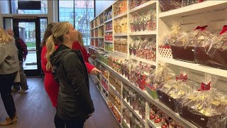 New candy store opens in Fort Industry Square in downtown Toledo [upl. by Amahs]