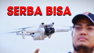 DRONE PEMULA TERBAIK  DJI MINI 3 Review 4K Quality [upl. by Kcerred173]