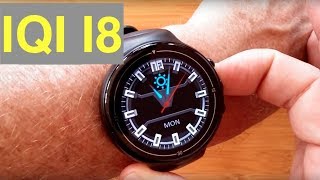 IQI I8 4G Android 711 Always Time Display Smartwatch Unboxing amp 1st Look [upl. by Asilehs]