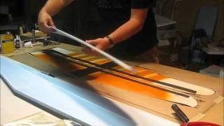 Making a Composite Plane  Laying Up Wing the Wing p 2 5 wmv [upl. by Ennyleuqcaj213]