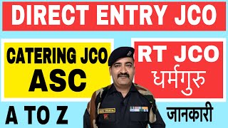 RT JCO  ASC catering Jco  Indian army jco bharti 2024 [upl. by Tica]