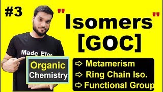 Metamerism amp Ring Chain ISOMERIZATION ISOMERS  GOC  Organic Chemistry NEET JEE AIIMS [upl. by Ameline]