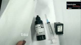 Tutorial refill ink printer  Hp 680 Hitam  Mudah dan Jimat [upl. by Naivat]