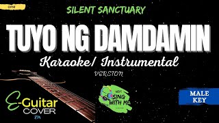 TUYO NG DAMDAMIN  Silent Sanctuary  KaraokeInstrumental Version [upl. by Coshow]