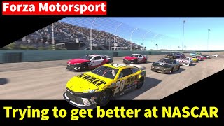 Trying to get better at NASCAR  Forza Motorsport [upl. by Fowler]