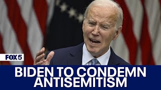 Biden to condemn antisemitism at US Holocaust Memorial Museum’s Days of Remembrance  FOX 5 DC [upl. by Ahsinnor]