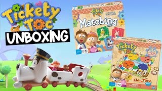 Tickety Toc Chime Time Tommy Tallulah Pufferty Train UNBOXING VIDEO  ZeeKay Junior [upl. by Anaujik245]