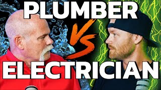 PLUMBER vs ELECTRICIAN Which Is A Better Trade [upl. by Dottie]