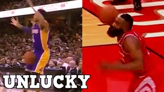 NBA quotUnluckyquot Defense Moments [upl. by Parnell]