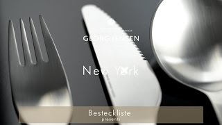 Georg Jensen Stainless Steel classics New York flatware [upl. by Suhploda]