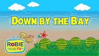 Down by the Bay with Lyrics  Educational Song for Kids  Nursery Rhymes [upl. by Gilpin]