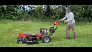 DR walk behind mower first impressions [upl. by Yrome]