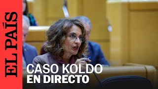 DIRECTO  Montero comparece en la comisión de investigación del caso Koldo en el Senado  EL PAÍS [upl. by Agarhs303]