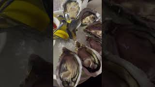 EATING GIANT OYSTERS asmr food shortsviral yt [upl. by Now301]