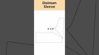 How to draft all Designs of Dolman Sleeve for Dresses or Top  How to cut Dolman Seeveshort [upl. by Sherlocke224]