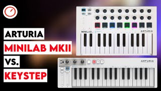 Arturia Keystep vs MiniLab MKII [upl. by Eimar]