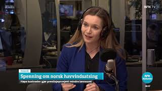 Dagsnytt 18 26022024 Mathilde TybringGjedde [upl. by Emoryt]