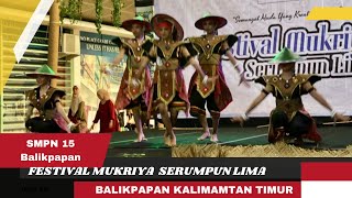 Tari kreasi Tarda Spaulibes SMPN 15 Bpp Festival Mukriya tarikreasi anthonyrakhman1247 [upl. by Ivonne]