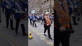 Provanhall True Blues FB  Queens Platinum Jubilee Parade Edinburgh 2022 [upl. by Jair]