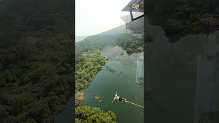 Jumpin Heights Goa bungee bungeejumping jumping adventure trending viral bungy shorts [upl. by Elder]