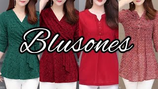 BLUSONES en MODA 202425 IDEAS de NUEVAS BLUSAS LARGAS [upl. by Mackenzie]