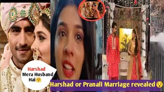 Pranali Rathod Secretly Married To Harshad Chopda😯 [upl. by Siuqramed517]