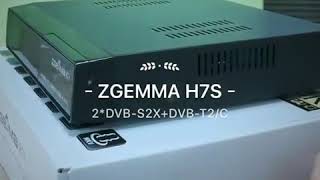 ZGEMMA H7S 新4K衛星放送 テレビ 受信機 Linux 2DVBS2X  DVBT2  C [upl. by Gabriella593]