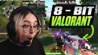 VALORANT but its 8bit and every kill makes the image clearer [upl. by Annawahs594]