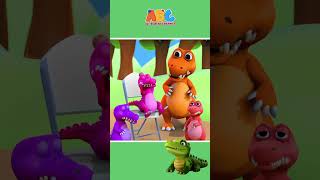 Five Little Crocodiles 🐊🎶 Nursery Rhymes shorts kidssong abclearningclub [upl. by Macmullin]