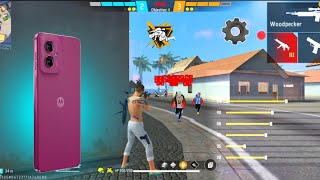 Motorola Moto G55 Free Fire Headshot Sensitivity⚡Settings  New motorola moto G55 free fire test 📲 [upl. by Chandler]