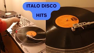 Mix Muzica ItaloDisco Anii 80 Megamix Live Vinyl [upl. by Jehial230]