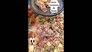 Arroz carreteiro de doido topz youtubeshorts receita viraliza [upl. by Noami798]