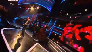 X Factor 1 Greece  Live Show 3  Nikolas  Everythings Coming Up Roses [upl. by Fotina]