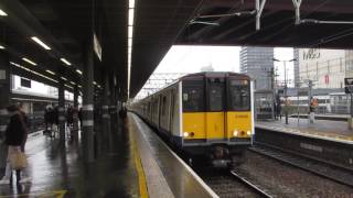 TfL Rail class 318 and Greater Anglia class 82 and class 90 at the rear at Stratford [upl. by Ialohcin]