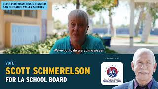 Music Teacher Ms Perryman Supports Scott Schmerelson for LA School Board [upl. by Hanad]