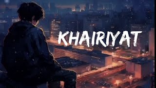 Khairyat Song  sushantsinghrajput fukreyarjit Singh song [upl. by Natividad]