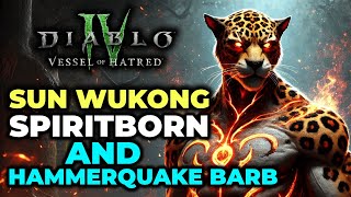 SUN WUKONG Build 🪓 Hammerquake Barb [upl. by Nauqit]