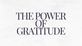 The Power of Gratitude  Sean Williams [upl. by Annahael]