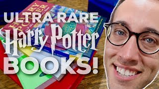 ULTRA RARE HARRY POTTER BOOKS IN MY COLLECTION [upl. by Teerpnam]