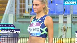 Yuliya Levchenko Most Beautiful Moments in High Jump [upl. by Licha]