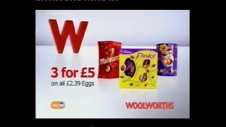 UK Horizons  Ad break during quotScariest Places on Earthquot TX 04042003 Featuring Woolworths Ad [upl. by Harrat749]