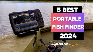 Top 5 BEST Portable Fish Finder 2024 [upl. by Nyrok]