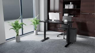 Height Adjustable Office Standing Desk LoctekMotion ET223 Series [upl. by Minni612]