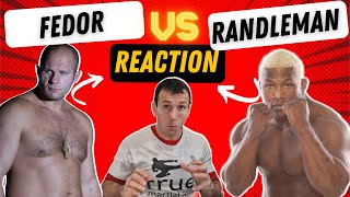 Reaction Deshalb RUSSEN so gefährlich 💥 Fedor Emalianenko eiskalt vs UFC Champion Randleman [upl. by Fiora]