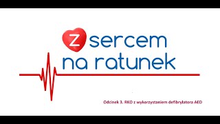 Resuscytacja krążeniowooddechowa RKO z wykorzystaniem defibrylatora AED [upl. by Ardnahcal]