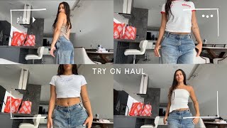 Bershka TRY ON haul [upl. by Ardnayek259]