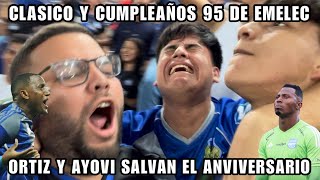 EMELEC 1 BARCELONA 1  Reacción con amigos  CLASICO DEL ASTILLERO  EMELEC EMPATA EN SU CUMPLE 95 [upl. by Quent441]