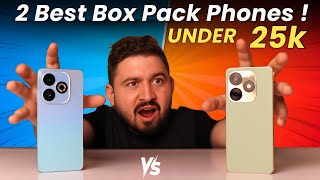 i Compare Two Best Smartphones Under 25k 🔥  Infinix vs Tecno in 2024 😈 [upl. by Ylek658]